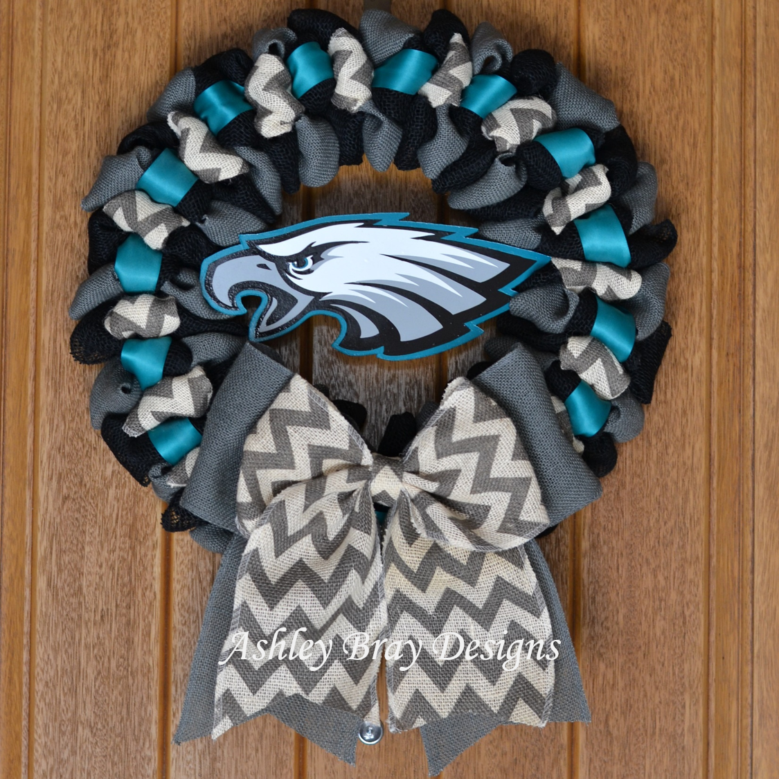 Philadelphia Eagles Wreath – Ashley Bray Designs