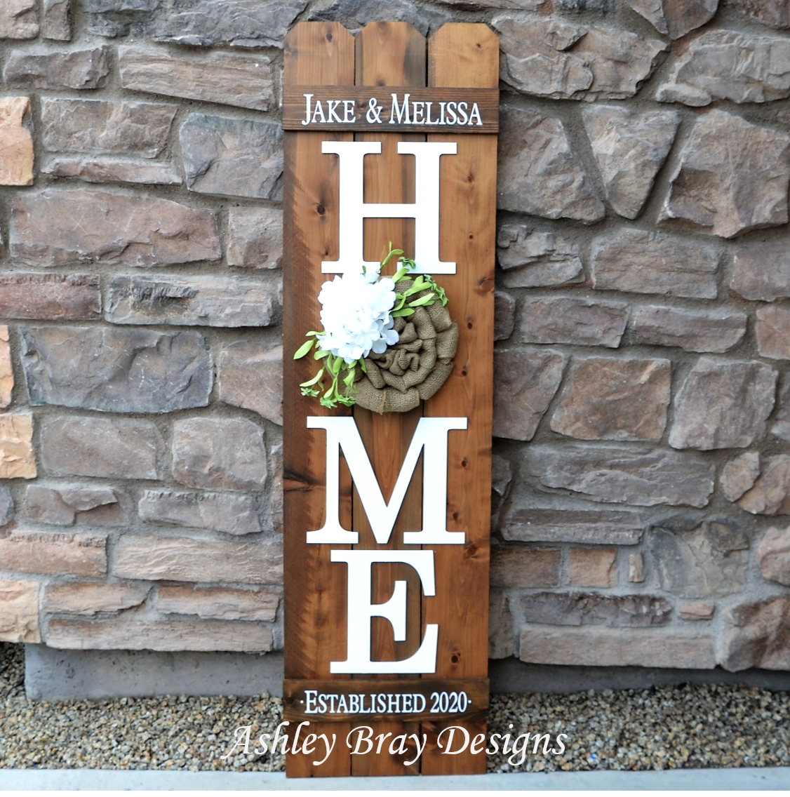 Personalized Home Sign – Ashley Bray Designs
